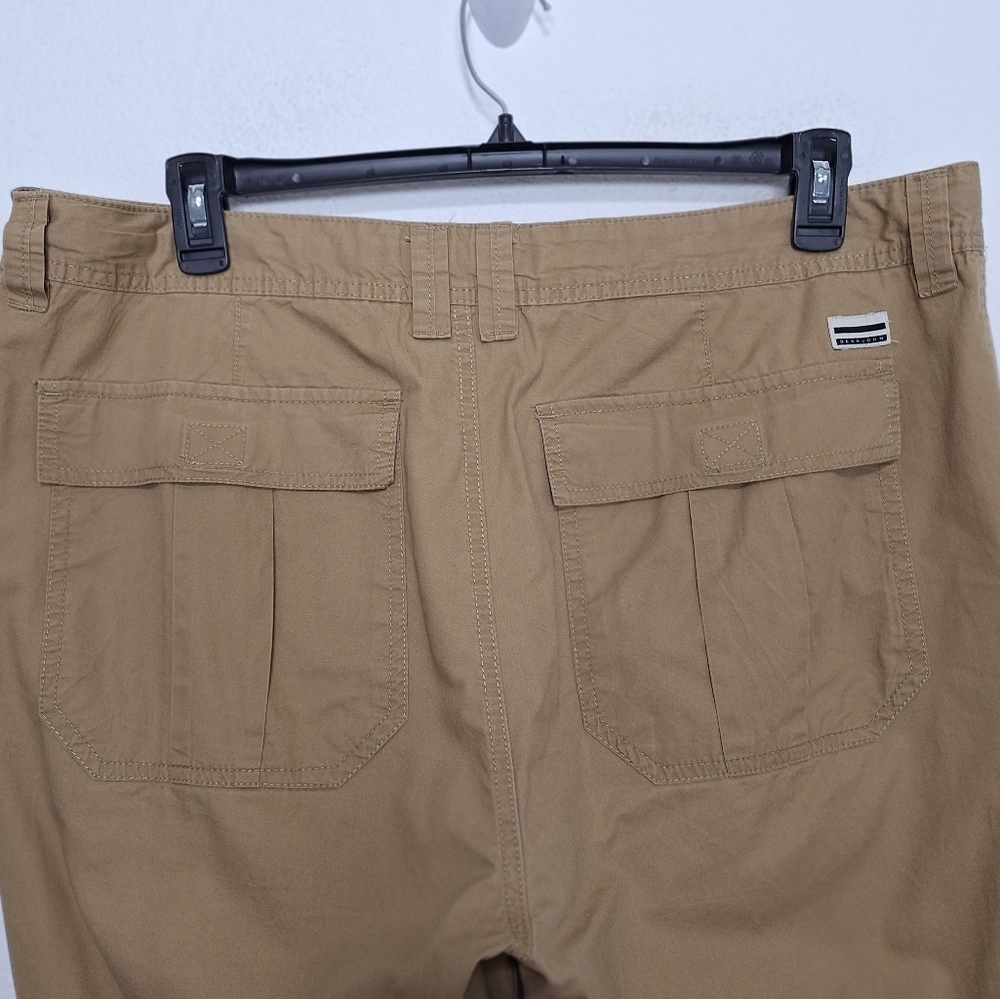 Sean John Men's Tan High Rise Gorpcore Grunge Drawstring Cargo Pants Size 36 - Picture 6 of 10